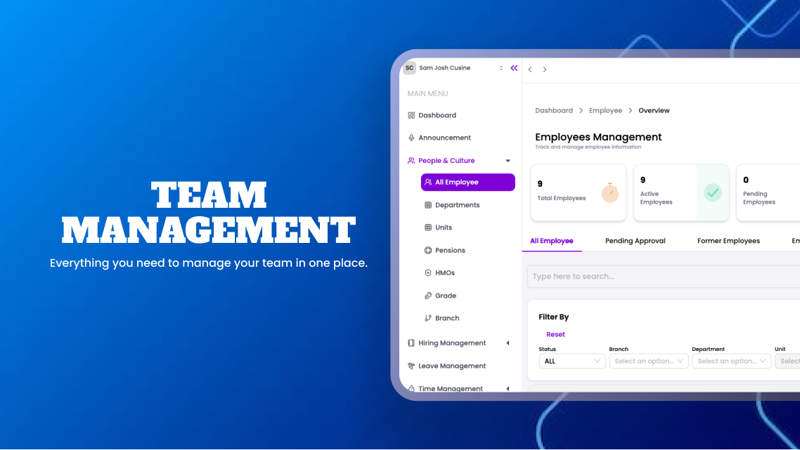 Free HR Software in Accra, Kumasi, Tamale, Takoradi, Cape Coast.